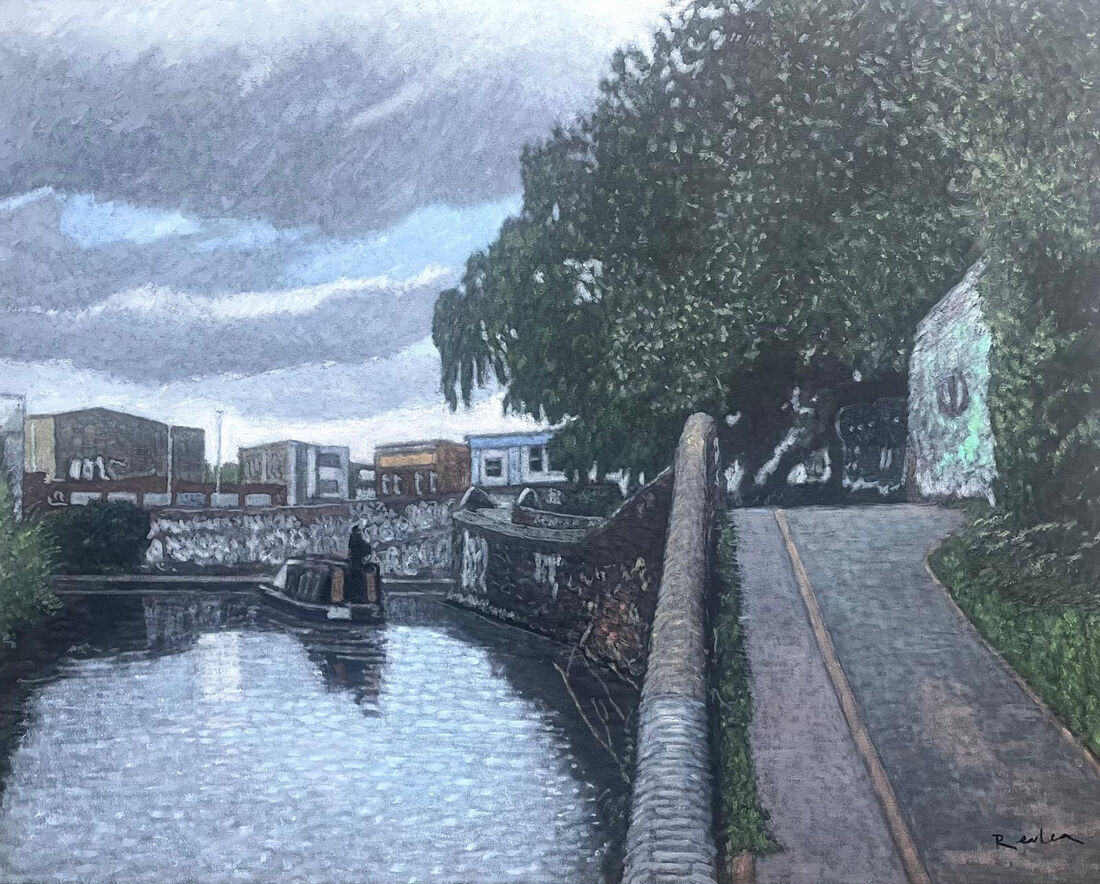 Into Town 76 x 61 cm