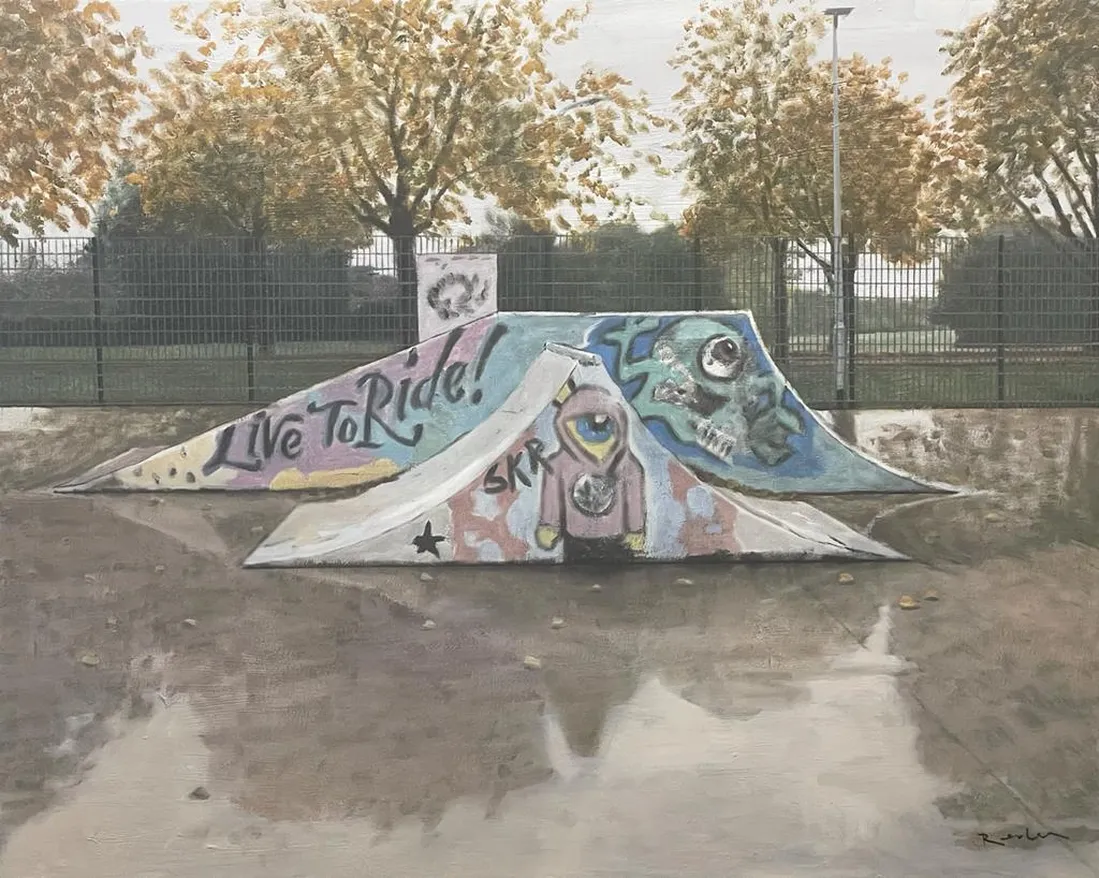 Live to Ride 76 x 61 cm
