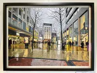 New Street Lights 2 Framed