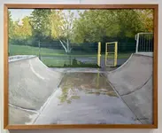 Rainy Concrete Ramp